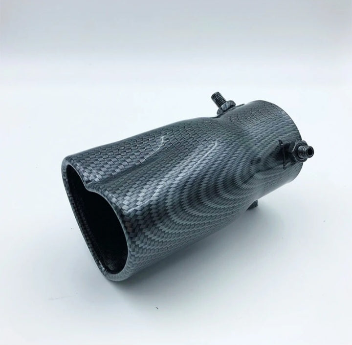 Heart shaped exhaust muffler straight