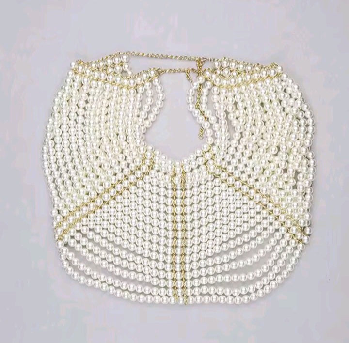 Pearl Crop Top Shawl Style