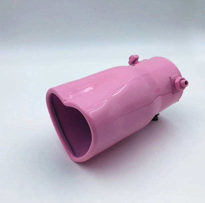 Heart shaped exhaust muffler straight