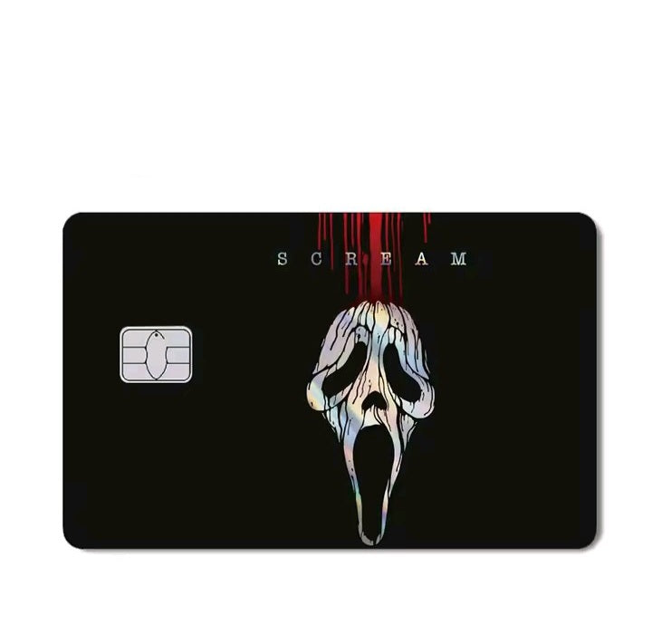 Horror Holographic Bank Card Film
