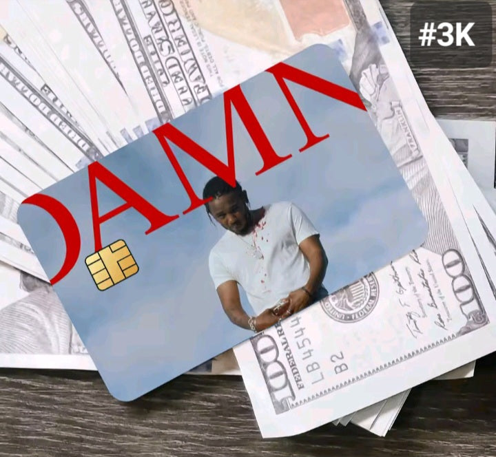 Kendrick Lamar Bank Card Graphic Film