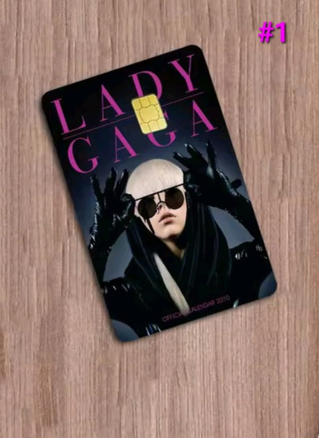 Lady Gaga Bank Card Skin Sticker