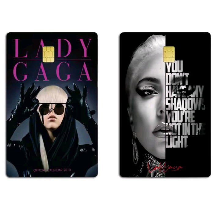 Lady Gaga Bank Card Skin Sticker