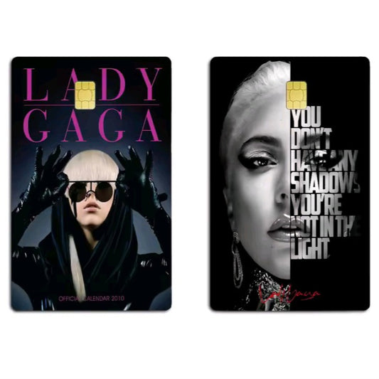 Lady Gaga Bank Card Skin Sticker