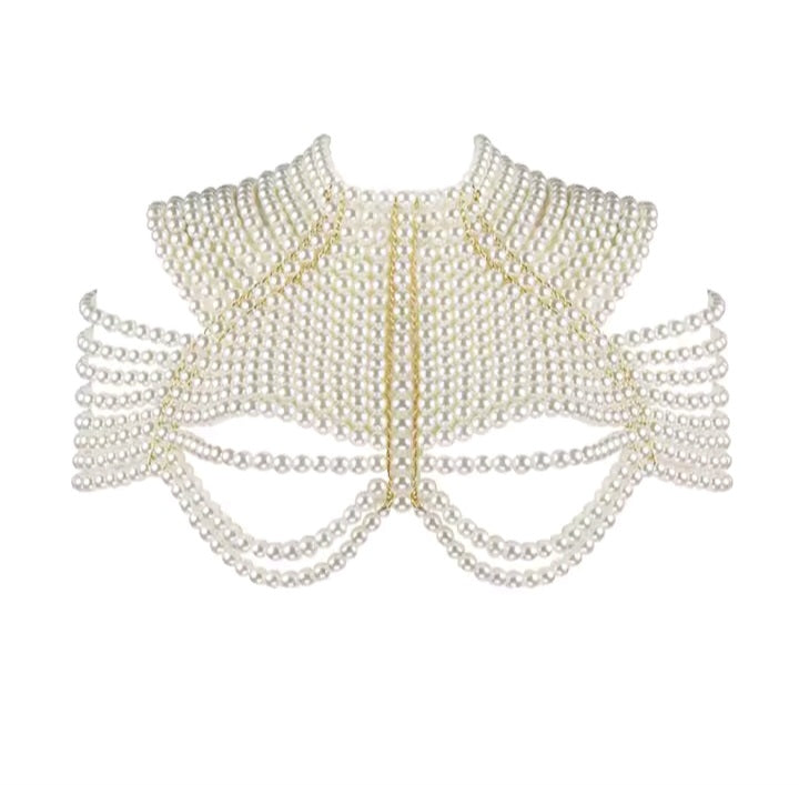 Pearl Crop Top Shawl Style