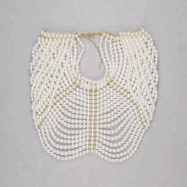 Pearl Crop Top Shawl Style