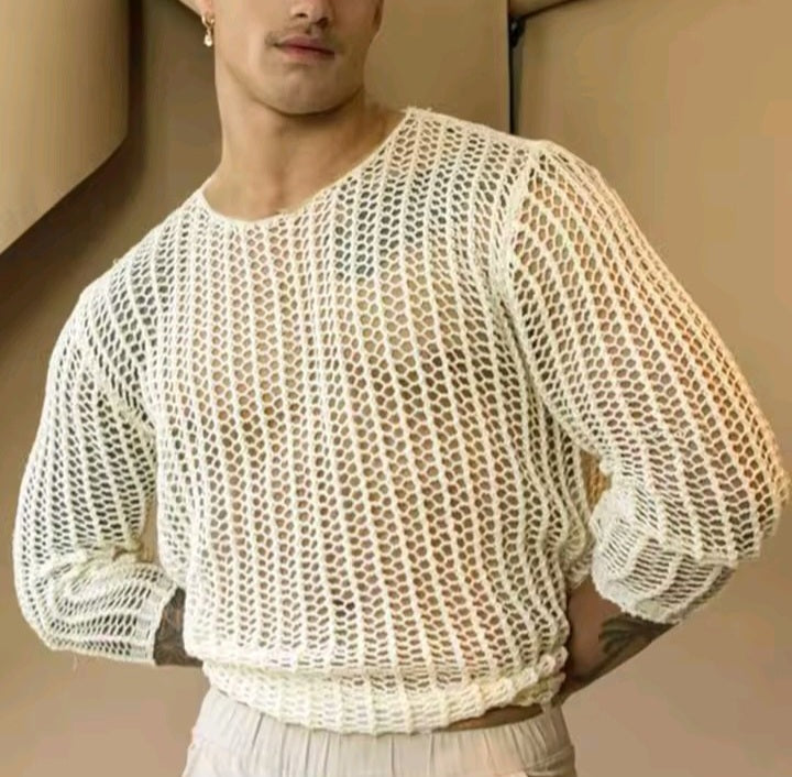 Mens knit long sleeve...........