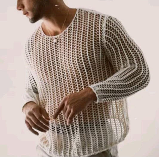 Mens knit long sleeve...........